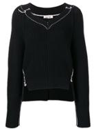 Circus Hotel Cropped Jumper - Black