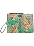Gucci - Bengal Tiger Print Pouch - Men - Leather/polyurethane - One Size, Leather/polyurethane