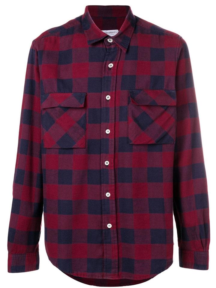 President's Vespa Checked Shirt - Red