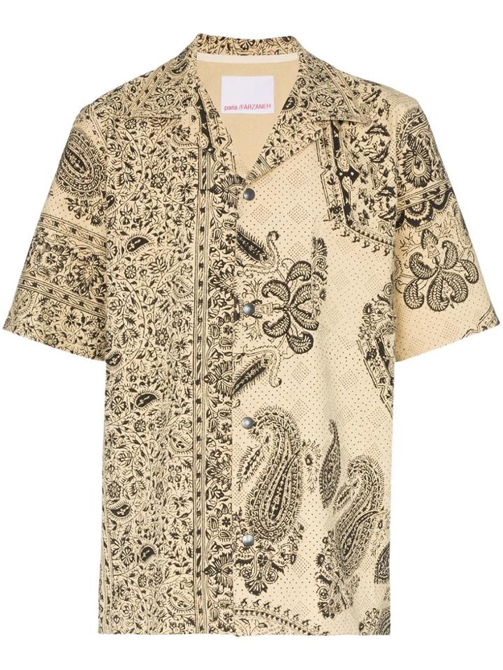 Paria Farzaneh Iranian Print Shirt - 109 - Neutrals
