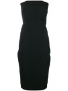 Rick Owens Strapless Derss - Black