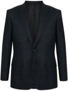 Gieves & Hawkes Textured Blazer - Blue