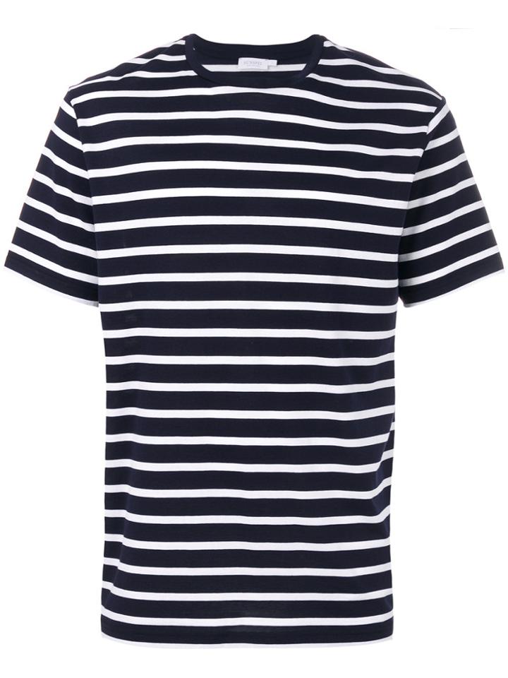 Sunspel Striped T-shirt - Blue