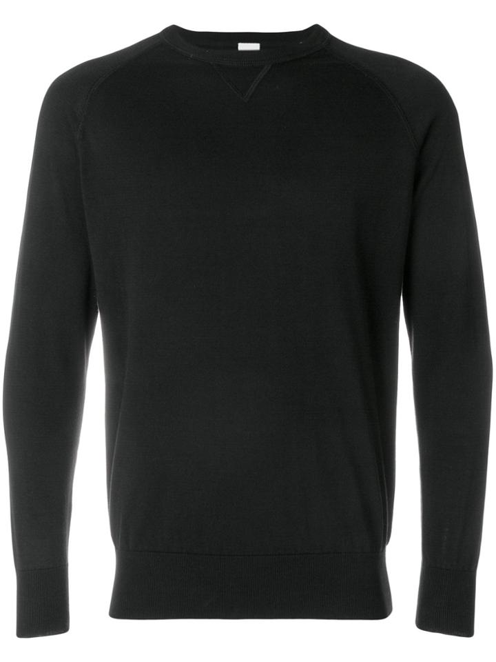 Aspesi Round Neck Sweatshirt - Black