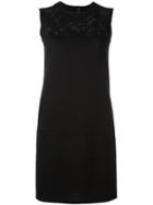 Ermanno Scervino Embroidered Collar Dress, Women's, Size: 44, Black, Viscose