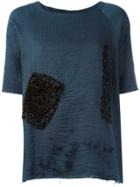 By Walid Embellished T-shirt - Blue
