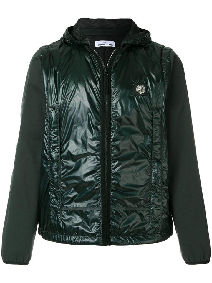 Stone Island Lightweight Hooded Jacket - Green