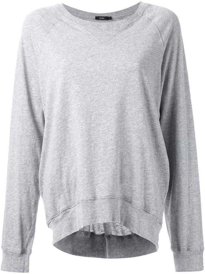 Bassike Curved Hem Sweatshirt