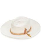 Sensi Studio - Tagua Beads Panama Hat - Women - Straw - M, Nude/neutrals, Straw