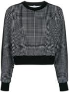 No Ka' Oi Polka Dot Cropped Sweatshirt - Black