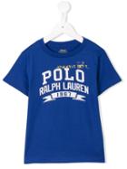 Ralph Lauren Kids - Logo Print T-shirt - Kids - Cotton - 6 Yrs, Boy's, Blue
