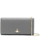 Vivienne Westwood Continental Flap Wallet - Grey