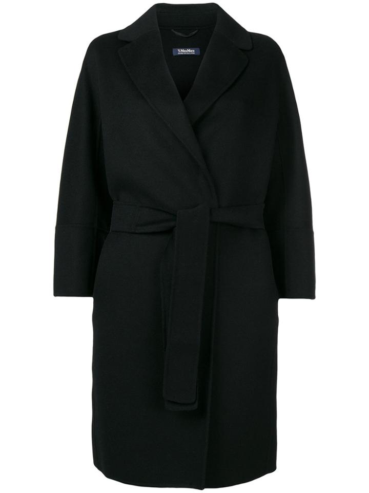 's Max Mara Doudble-breasted Coat - Black