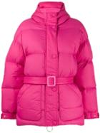 Ienki Ienki Michlin Belted Puffer Jacket - Pink