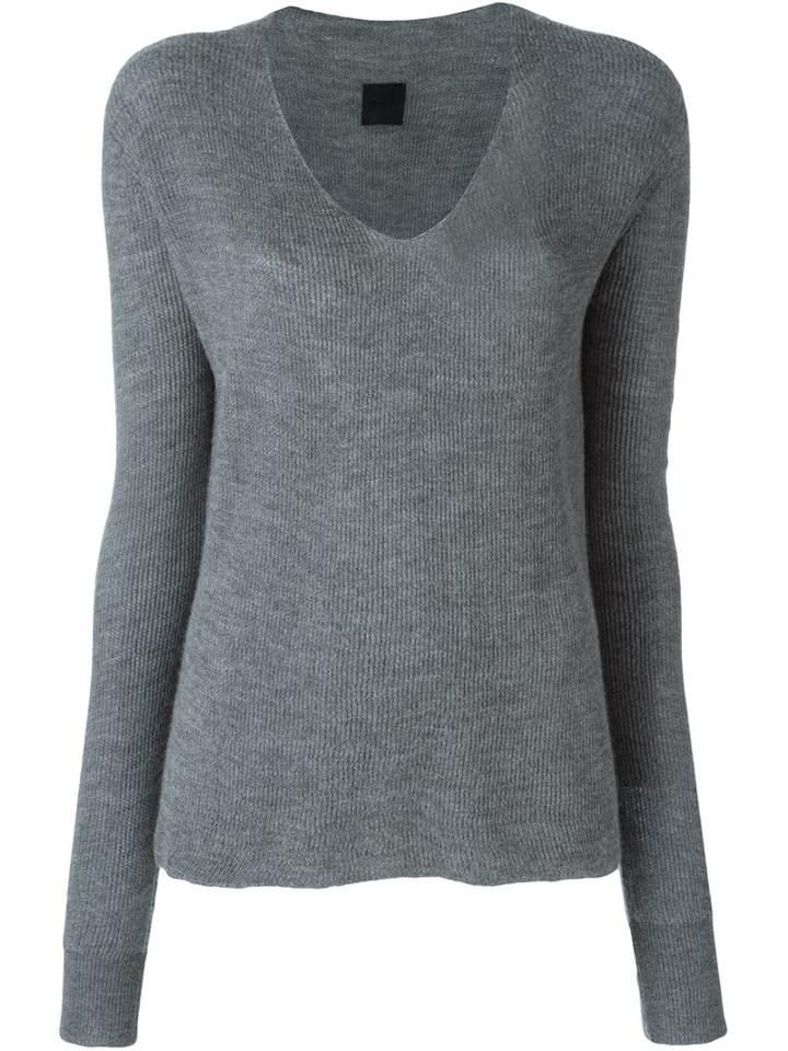 Rta V-neck Ribbed Sweater