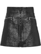 Miu Miu Shiny A-line Skirt - Black