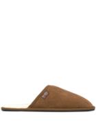 Boss Hugo Boss Round Toe Slippers - Brown