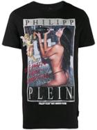 Philipp Plein Printed 'hot Angels' T-shirt - Black
