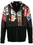 Neil Barrett Tokyo Print Hoodie - Black