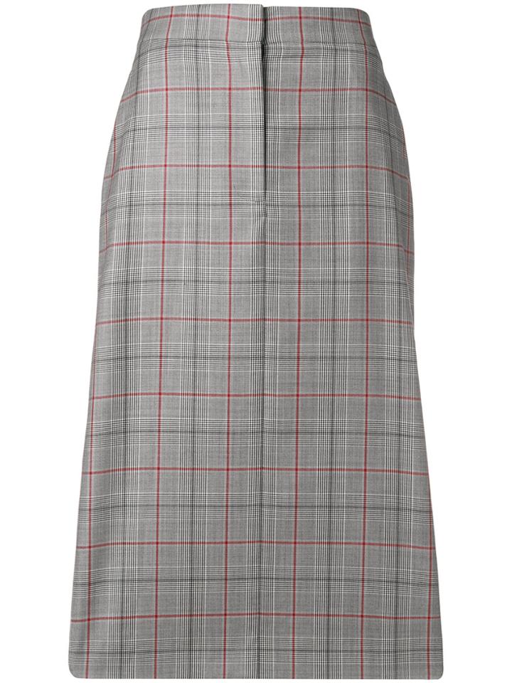 Calvin Klein 205w39nyc Checked Pencil Skirt - Grey