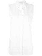 3.1 Phillip Lim Sleeveless Shirt, Women's, Size: 2, White, Cotton