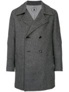 Anrealage Double Breasted Coat - Grey