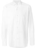 Barba Embroidered Shirt, Men's, Size: 42, White, Cotton