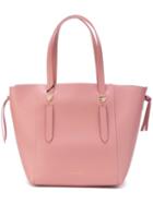 Twin-set Zipped Shopper Bag, Women's, Pink/purple, Leather