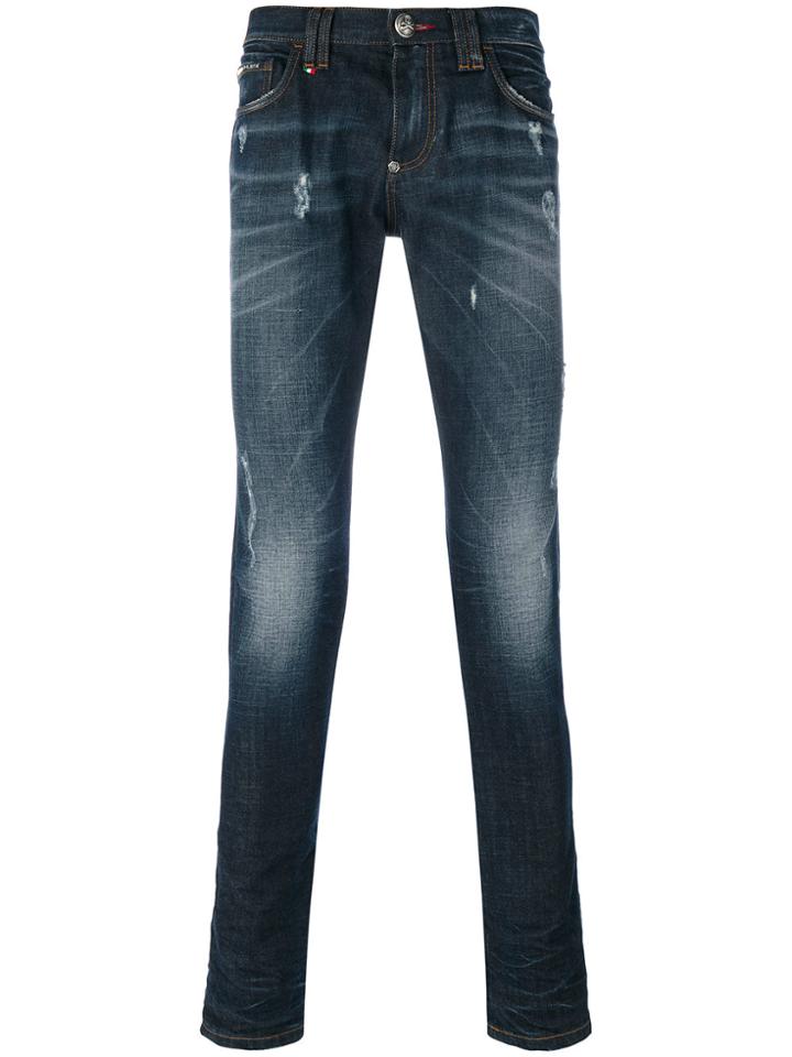 Philipp Plein Classic Skinny Jeans - Blue