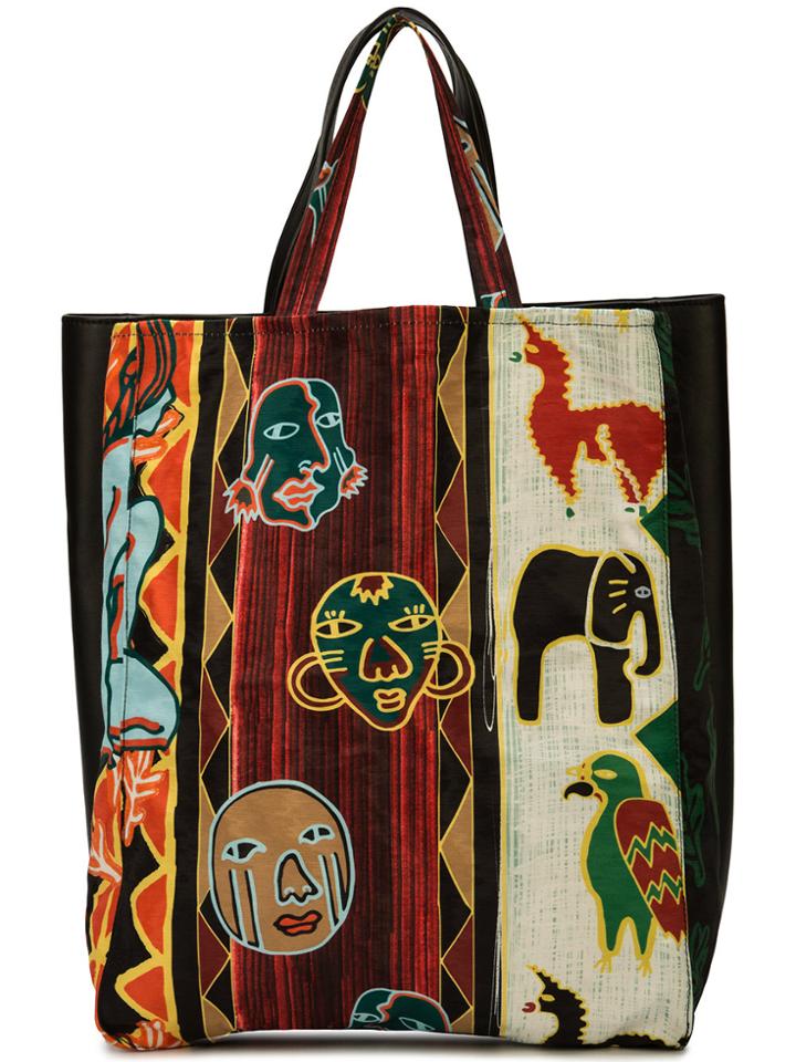 Carven Printed Tote Bag - Multicolour