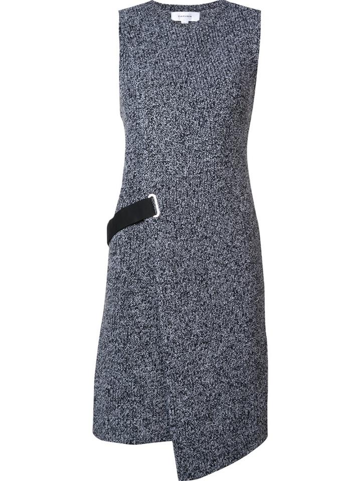 Carven Wrap Dress, Women's, Size: Xs, Black, Wool