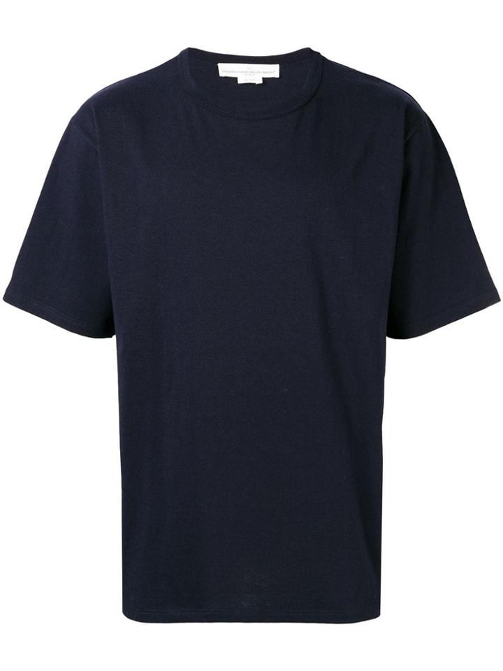 Golden Goose Deluxe Brand Back Logo Print T-shirt - Blue