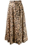 Zimmermann Leopard Print Skirt - Neutrals