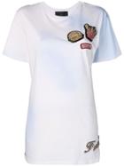 Philipp Plein Junk Food Crystal Embellished T-shirt - White