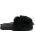Joshua Sanders Foxy Slip On Mules - Black