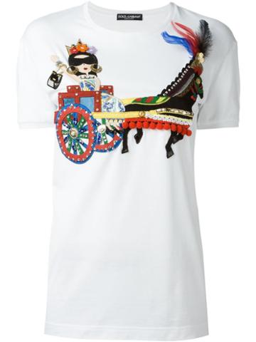 Dolce & Gabbana Carretto Siciliano Patch T-shirt