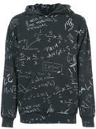 Palm Angels Blackboard Hoodie - Grey