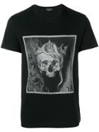 Alexander Mcqueen Crowned Skull T-shirt - Black