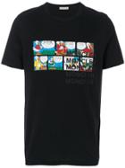 Moncler Cartoon Print T-shirt - Black