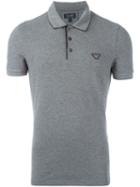 Armani Jeans Logo Patch Polo Shirt, Men's, Size: Xxl, Grey, Cotton