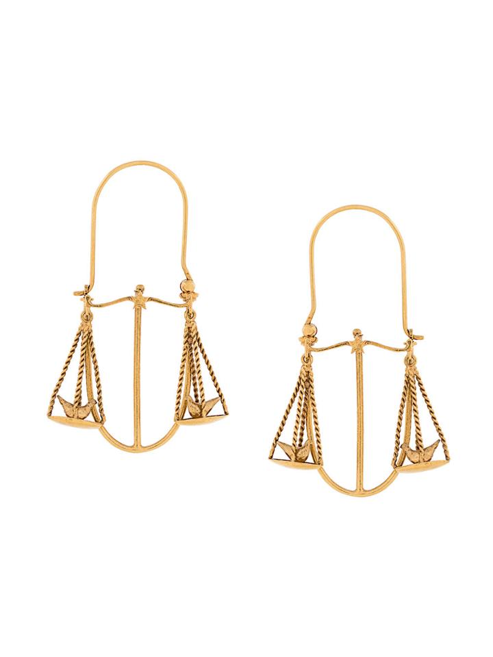 Givenchy Libra Zodiac Earrings - Metallic