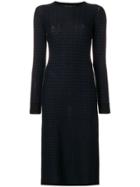 Marc Jacobs L/s Thermal Dress - Blue