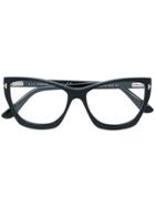 Tom Ford Eyewear Cat-eye Frame Glasses - Black