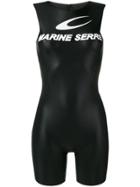 Marine Serre Logo Print Wetsuit - Black
