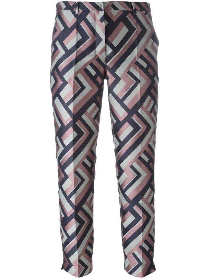's Max Mara Geometric Pattern Trousers