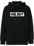 Helmut Lang Logo Hoody - Black
