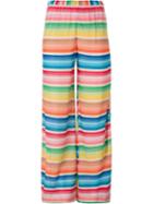 Missoni Woven Stripe Trousers, Women's, Size: 38, Viscose