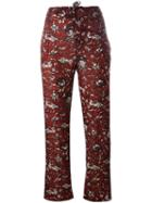 Isabel Marant Étoile 'alka' Trousers, Women's, Size: 40, Red, Cotton