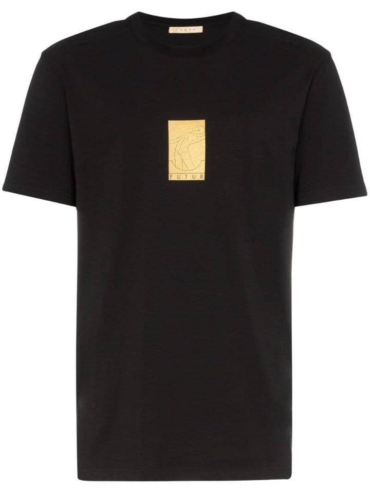 Futur Logo Printed T-shirt - Black