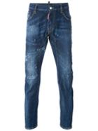 Dsquared2 Tidy Biker Jeans, Men's, Size: 46, Blue, Cotton/spandex/elastane/polyester